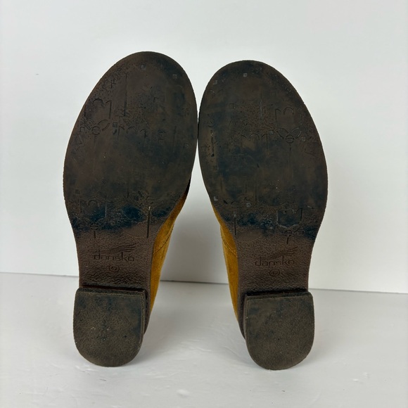 Dansko Becky Suede Leather Waterproof Comfort Booties in Tan